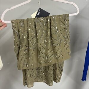 Skirt with Sequin Design